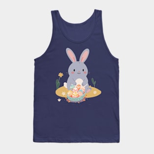 Bunny And Eggs Tank Top